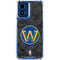 NBA Golden State Warriors Dark Rust Moto G 5G (2024) Clear Case